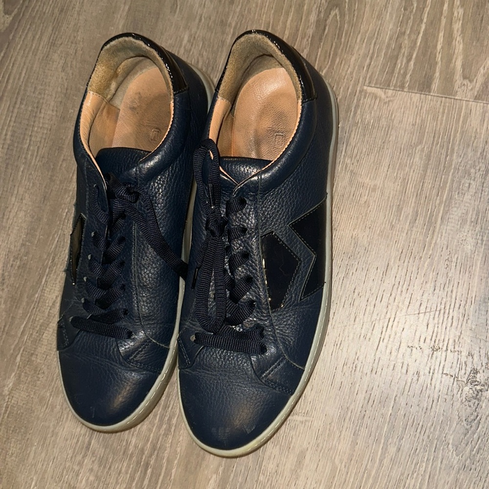 Blue shoes